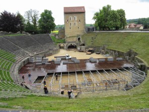 50 Aventicum Arena wird zubereitet für Nabucco